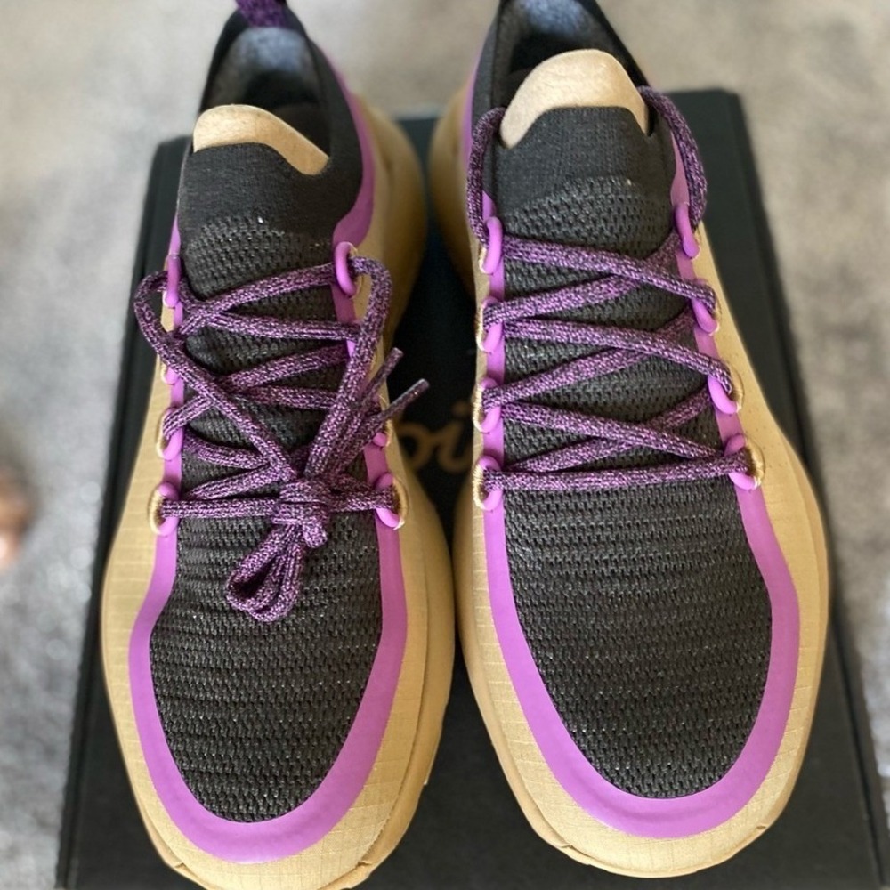 Allbirds SuperLight Tree Mens 10 Sneakers Tan Purple Grey SWT M10 Shoes